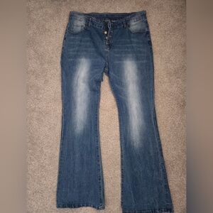 Stylish Denim Flare Jeans